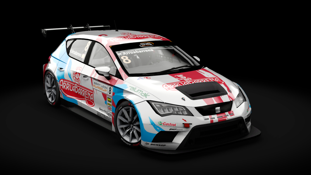 Seat Leon EuroCup, skin 8_ARRUABARRENA