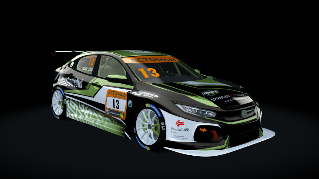 Honda Civic Type R TCR Fk7, skin 24h_13_DA2J_24
